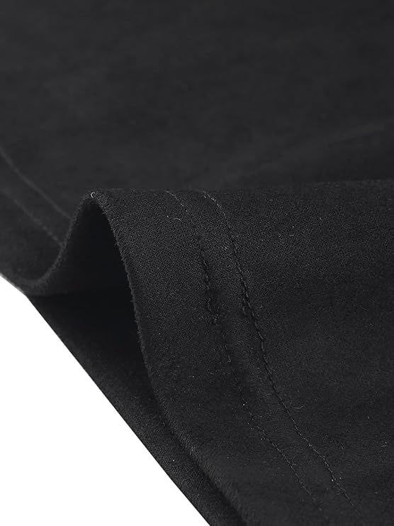 Women's Sheath Dress Sleeveless Button Decor Side Slit Suede Work Pencil Dress