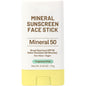 Mineral Sunscreen Face Stick - SPF 50 - UVA/UVB Face and Body Protection - Fragrance Free – Safe for Sensitive Skin