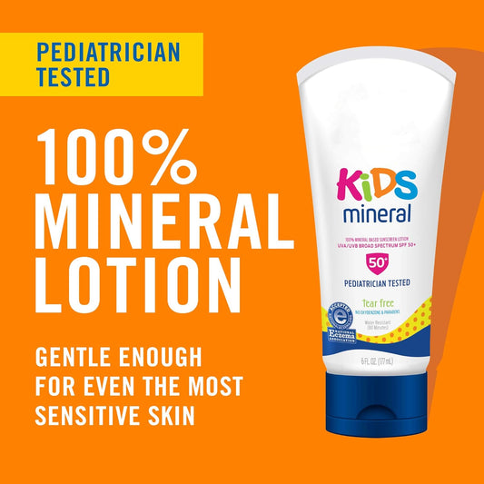 100% Mineral Kids Sunscreen Lotion