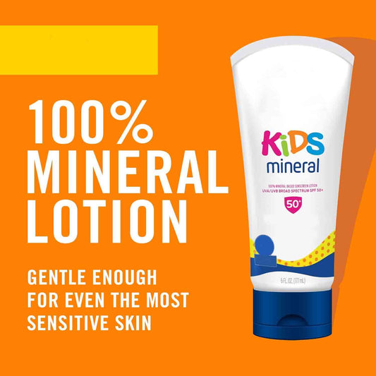 100% Mineral Kids Sunscreen Lotion