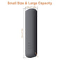 Large Travel Makeup Brush Holder with 4Pcs Makeup Brushes