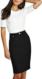 Womens Super Comfy Stretch Denim Skirt