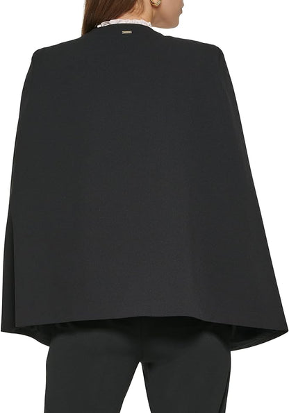 Women's Standard Everyday Casual Stretchy Open Front Cape