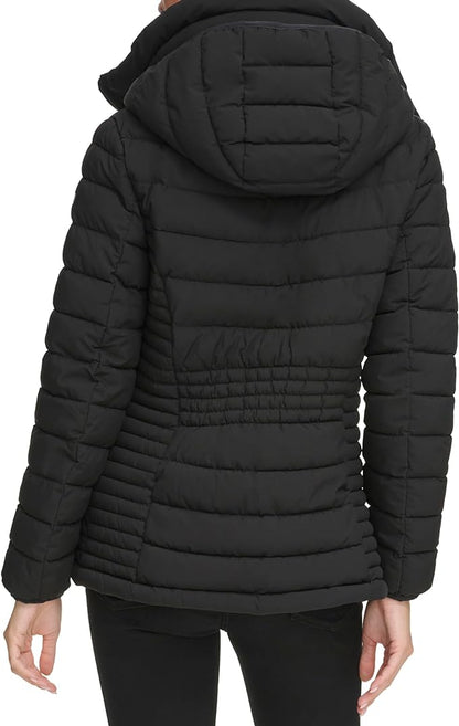 Women's Bib-Front Light-Weight Puffer