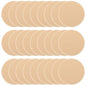 25 Pcs Women's Round Soft Makeup Beauty Eye Face Foundation Blender Facial Smooth Powder Puff Cosmetics Blush Applicators Sponges Use for Dry and Wet
