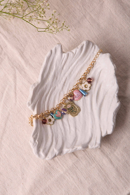 Daisy Charm Bracelet