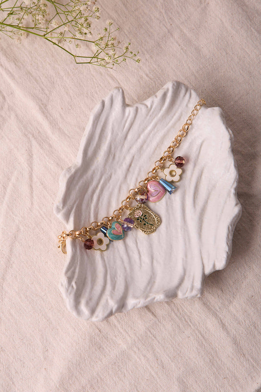 Daisy Charm Bracelet