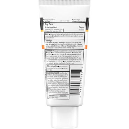 Clear Face Liquid Lotion Sunscreen for Acne-Prone Skin, Broad Spectrum SPF 50 UVA/UVB Protection
